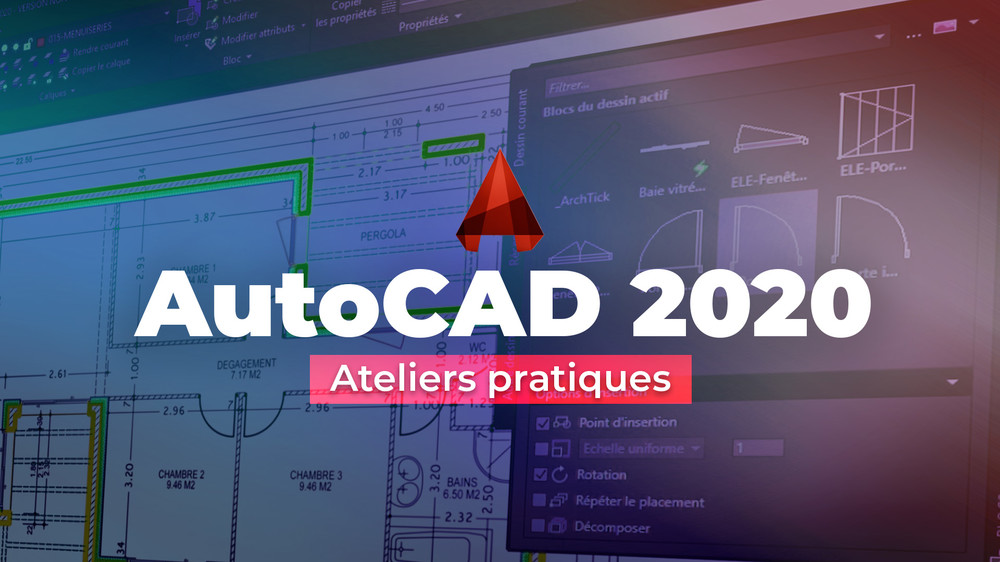 Montage configuration CAO Autocad